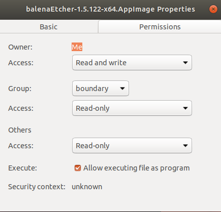 Balena Properties Permissions